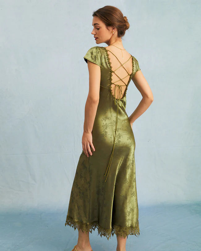 Hera | Satin kjole