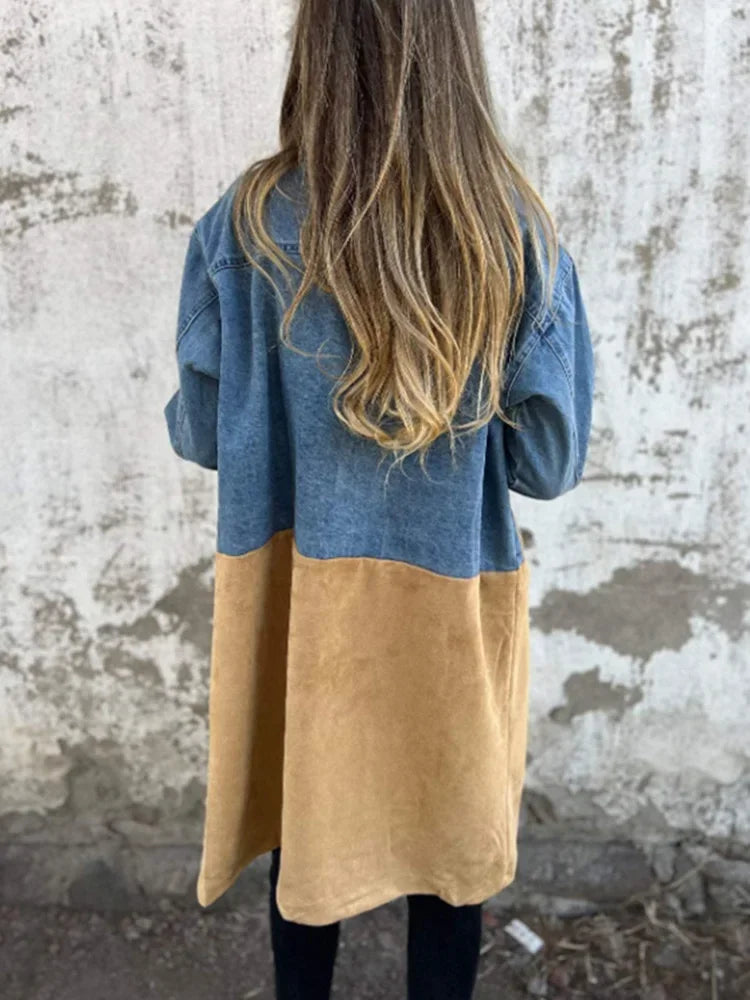 Sara | Denim og kameljakke