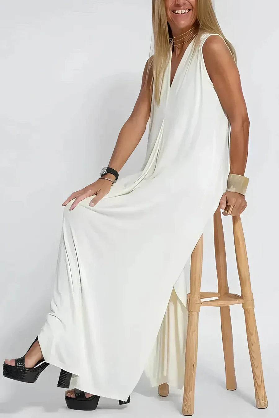 Ava | Elegant lang kjole