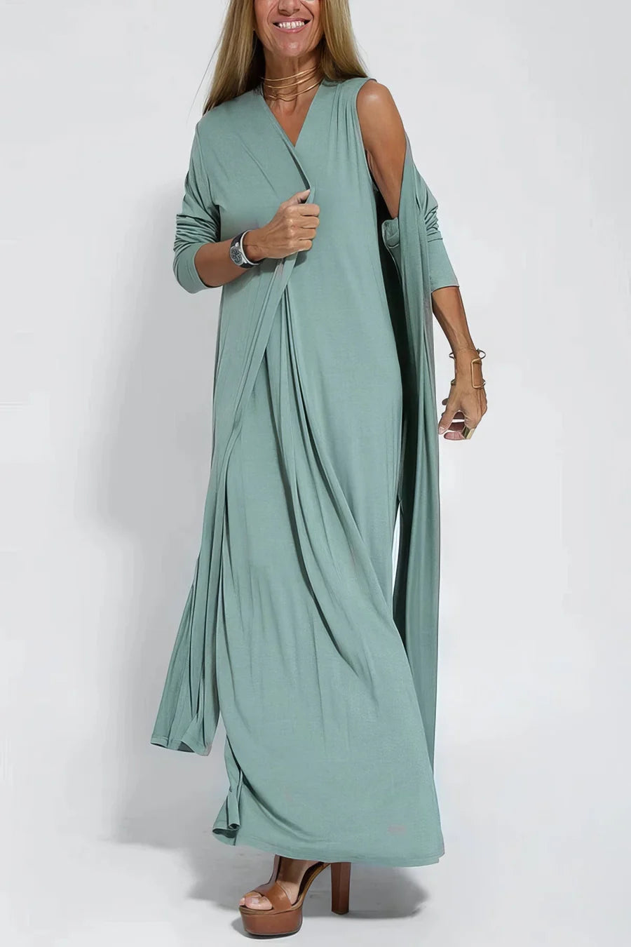 Ava | Elegant lang kjole