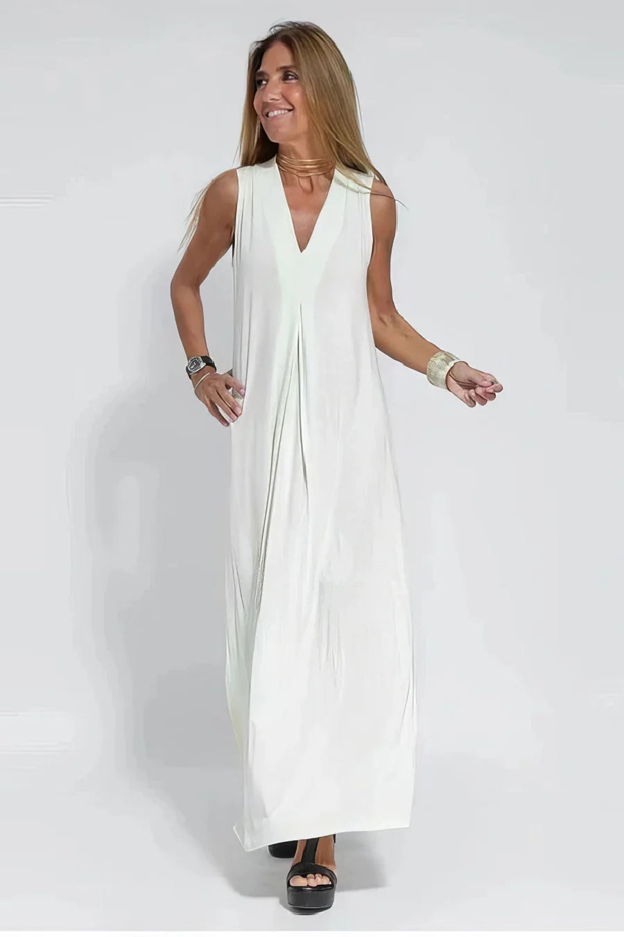 Ava | Elegant lang kjole