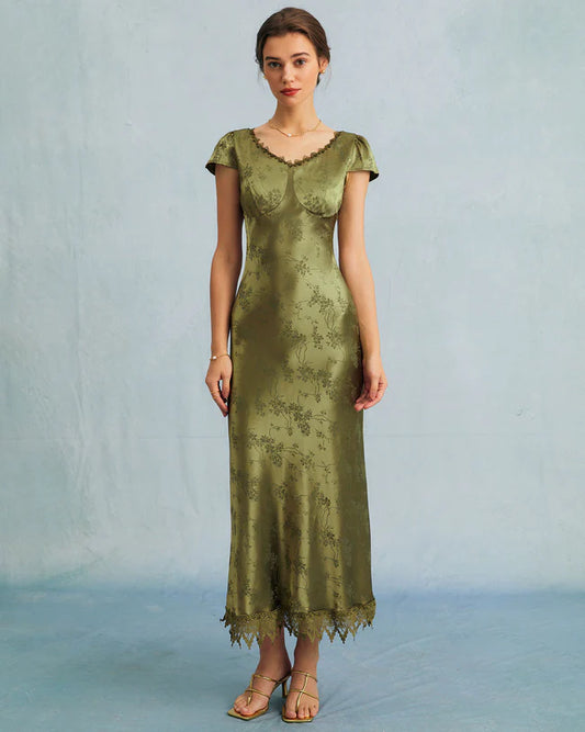 Hera | Satin kjole