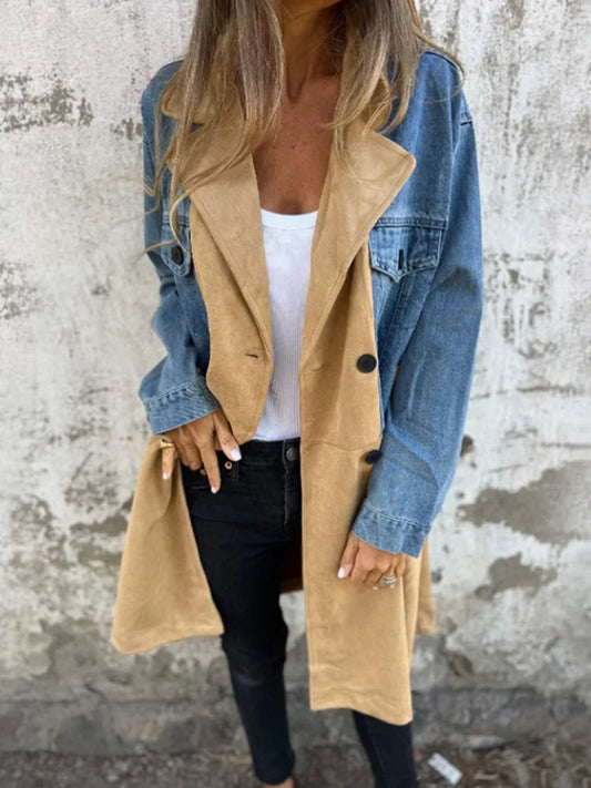 Sara |  Denim og kameljakke