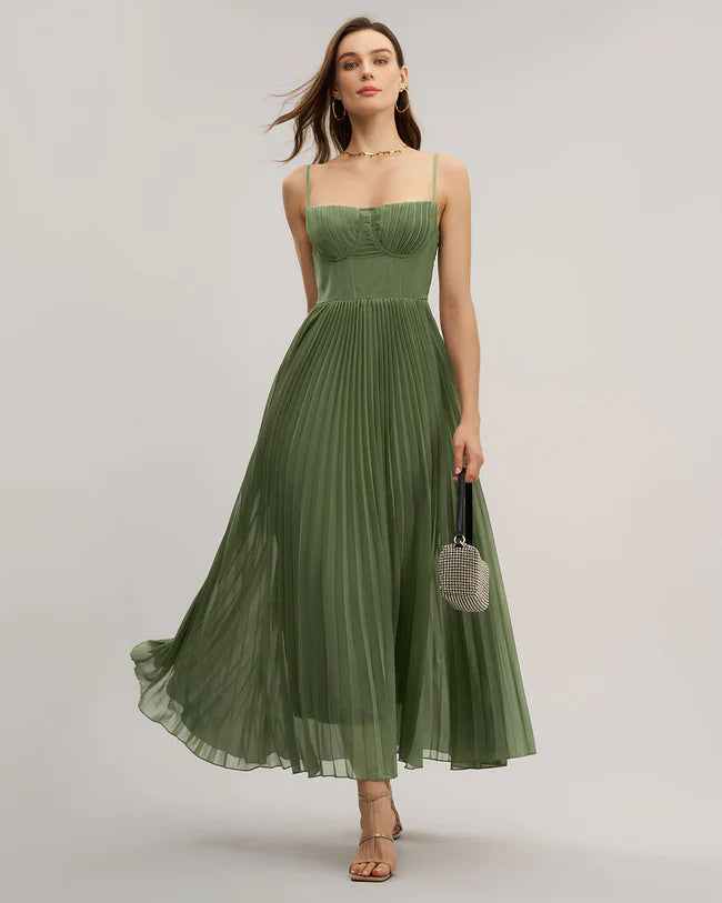 Celina Pleated Aftenkjole