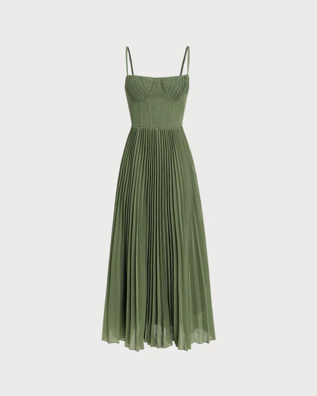 Celina Pleated Aftenkjole