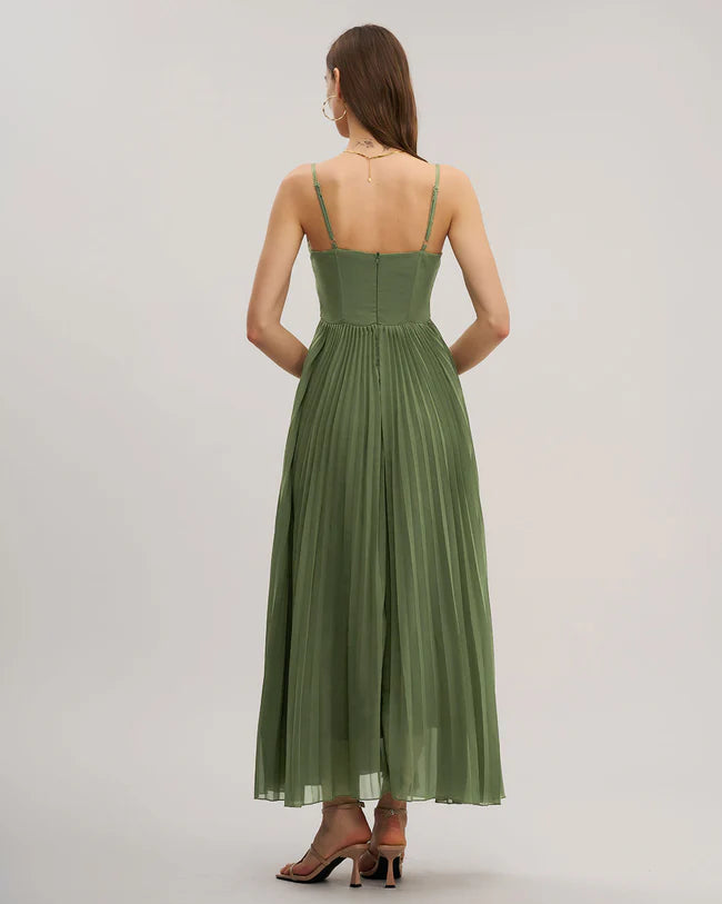 Celina Pleated Aftenkjole